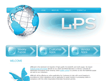 Tablet Screenshot of lpsimports.com